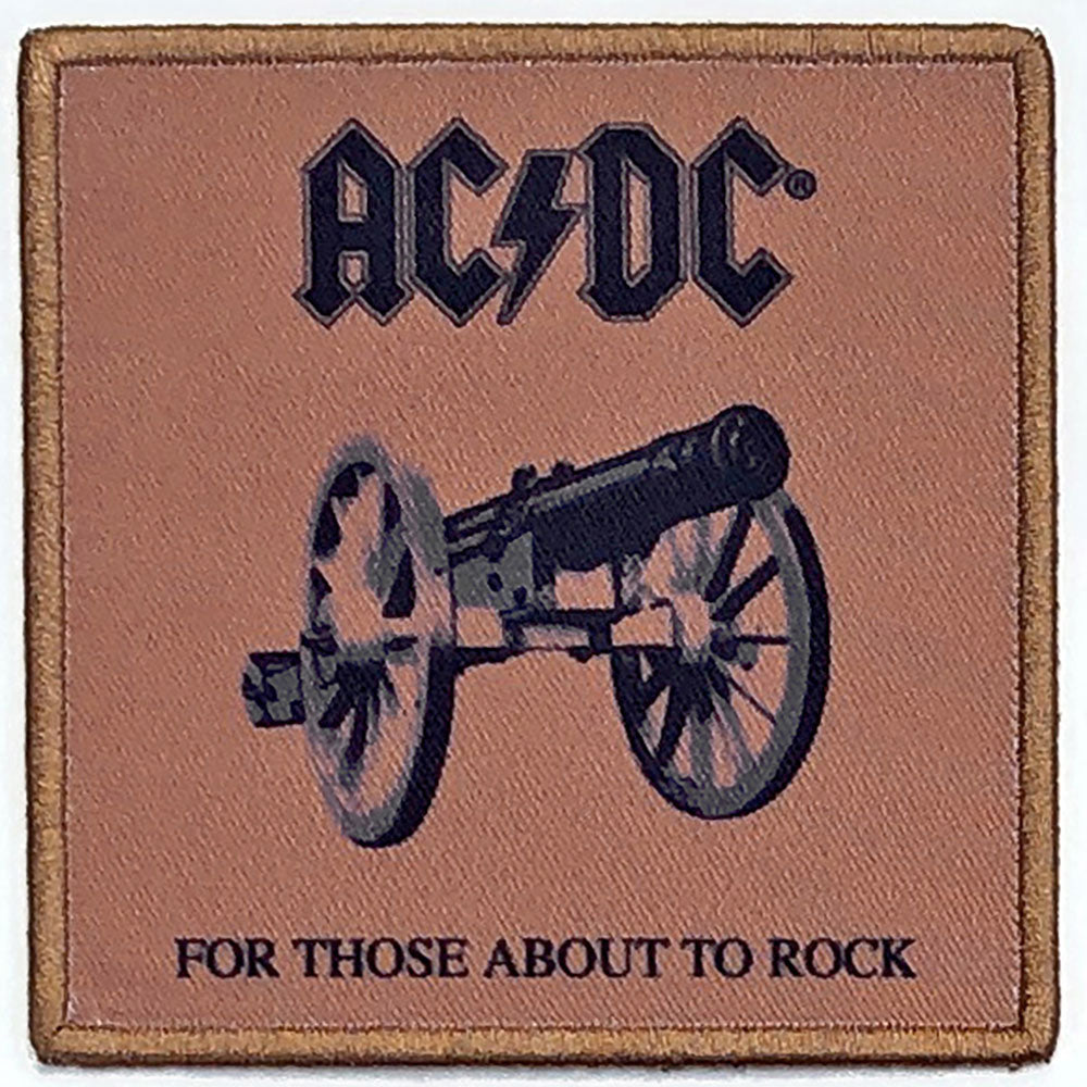 AC/DC For Those About To Rock We Salute You Woven Patch Front