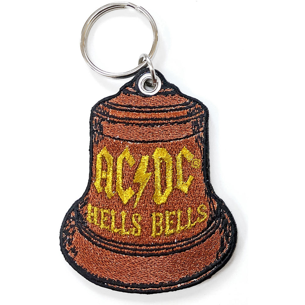 AC/DC Hells Bells Embroidered Key Chain Front