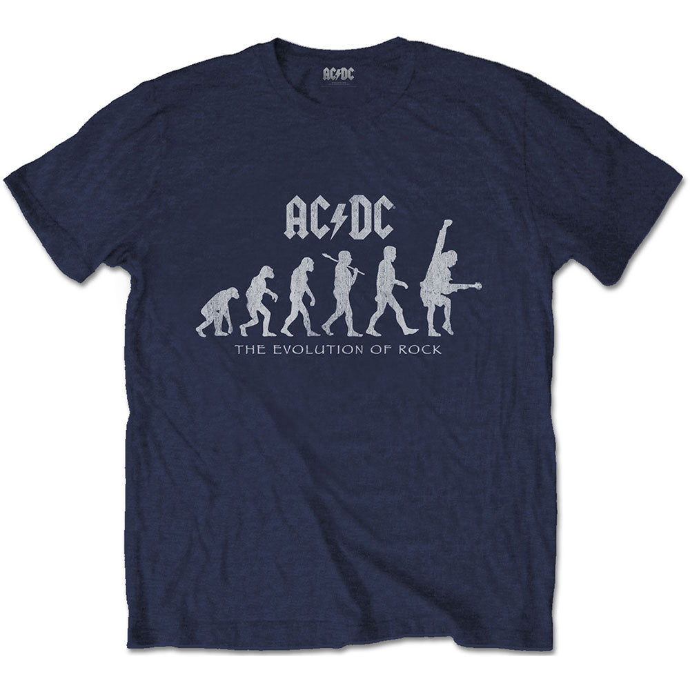 AC/DC Evolution Of Rock T-shirt Front