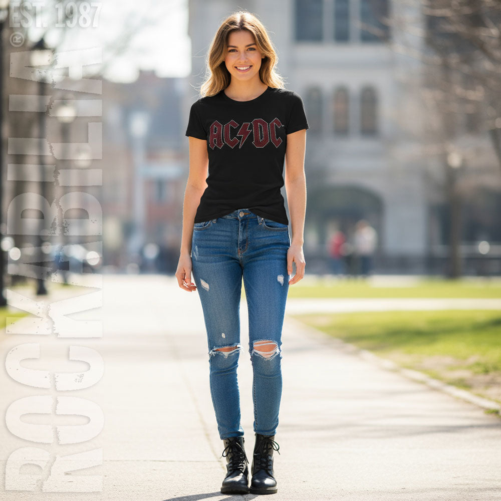 AC/DC Full Colour Logo Junior Top Alt 2