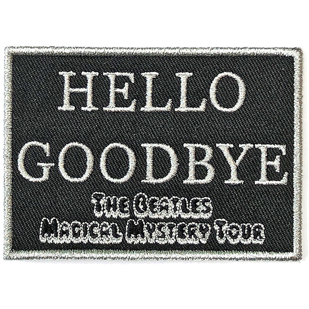 Beatles Hello Goodbye Woven Patch Front