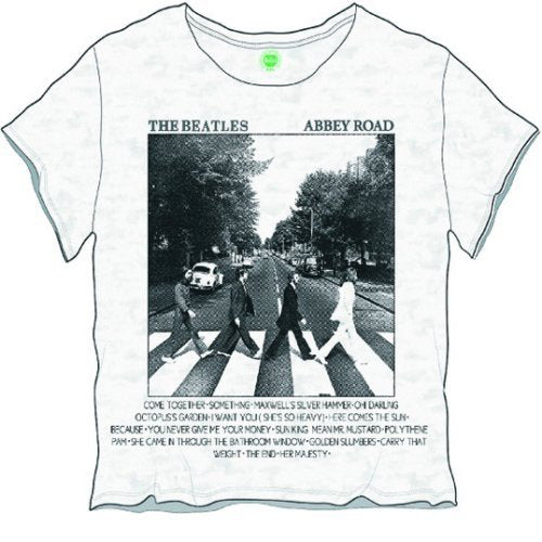Beatles Abbey Road Songs Junior Top Front