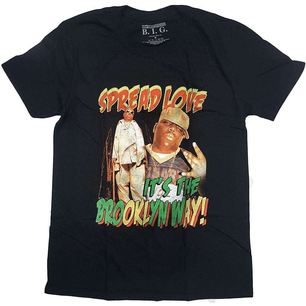 Notorious B.I.G. Spread The Love T-shirt Front