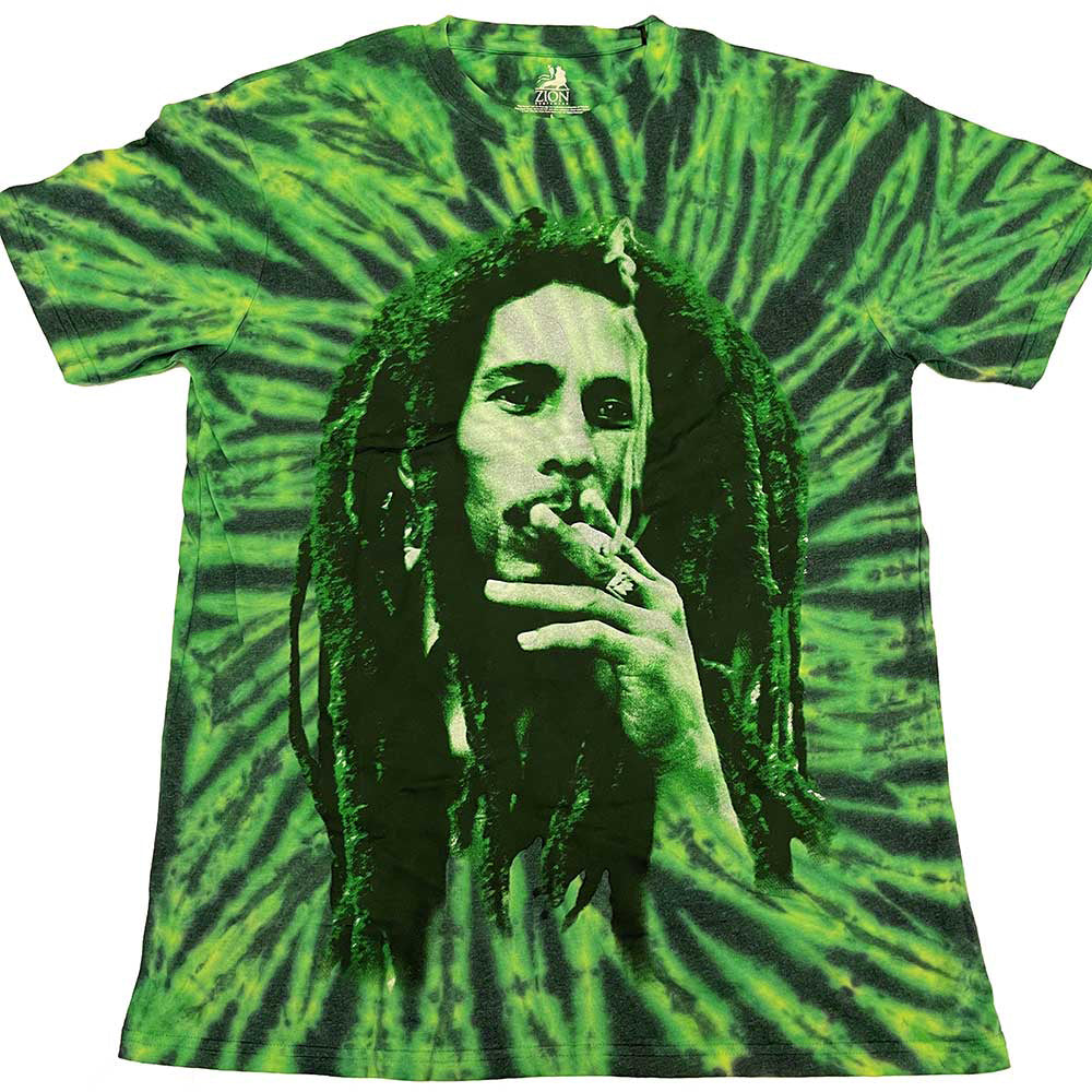 Bob Marley Smoke T-shirt Front