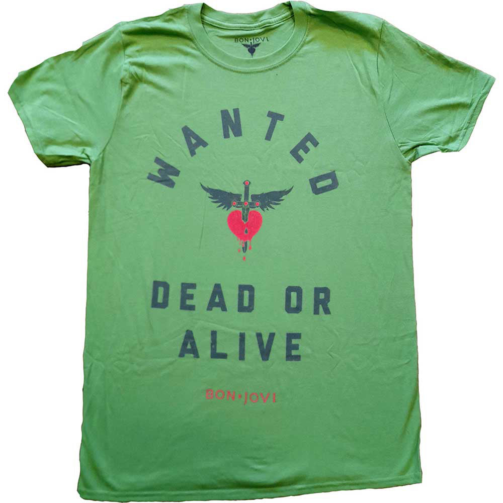 Bon Jovi Wanted T-shirt Front