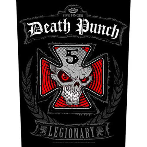 Five Finger Death Punch Legionary Back Patch Front