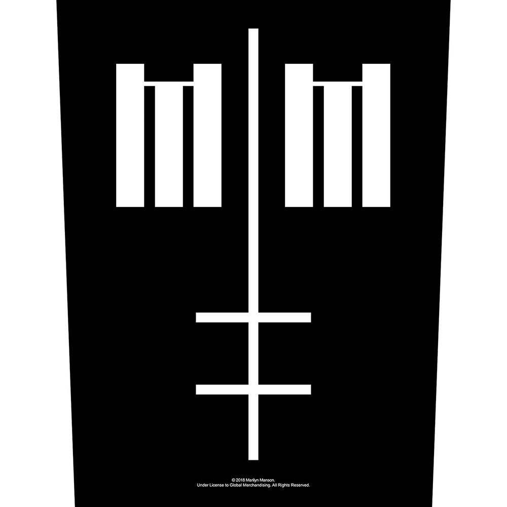 Marilyn Manson Cross Logo Back Patch Front