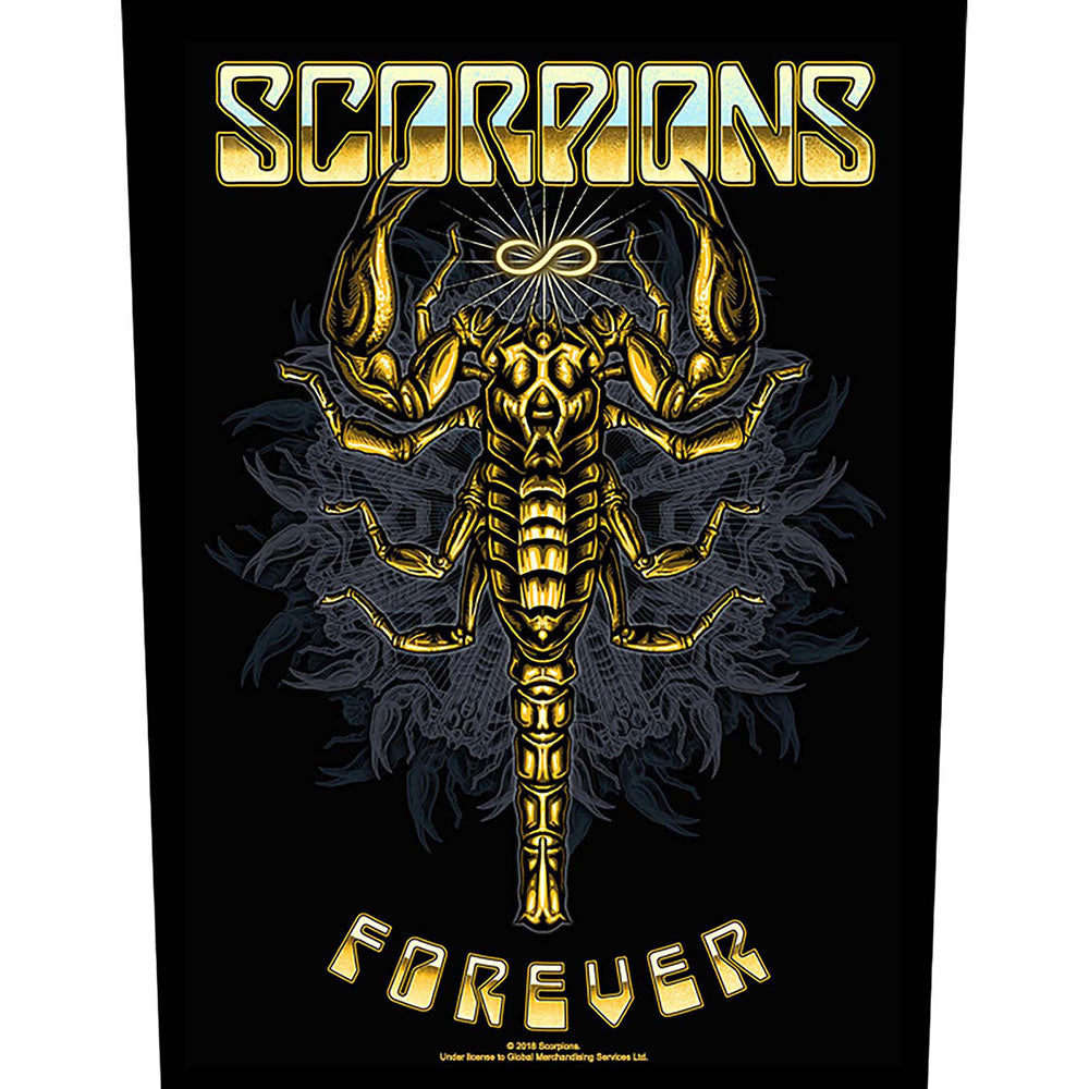 Scorpions Forever Back Patch Front