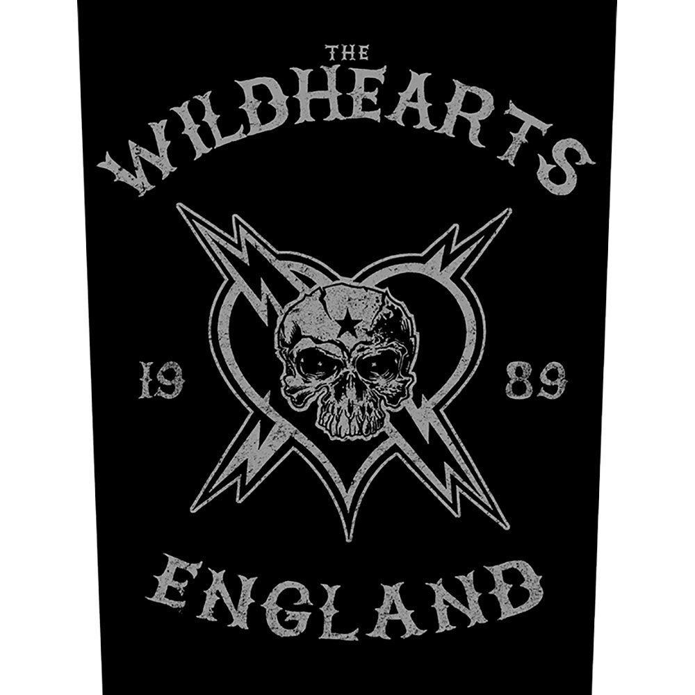 Wildhearts England Biker Back Patch Front