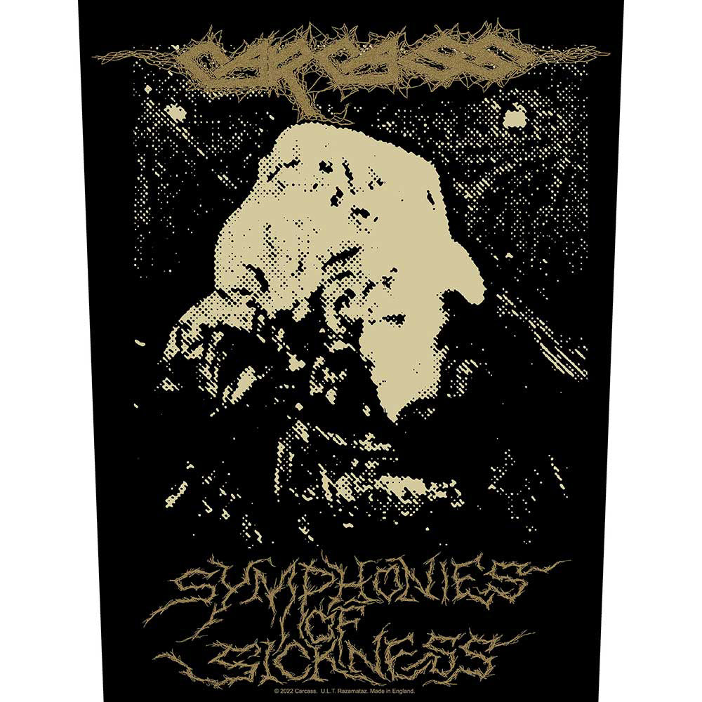 Carcass Symphonies Of Sickness Back Patch Front