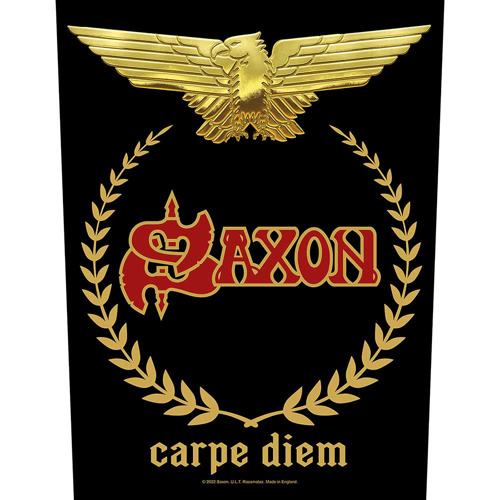 Saxon Carpe Diem Back Patch Front
