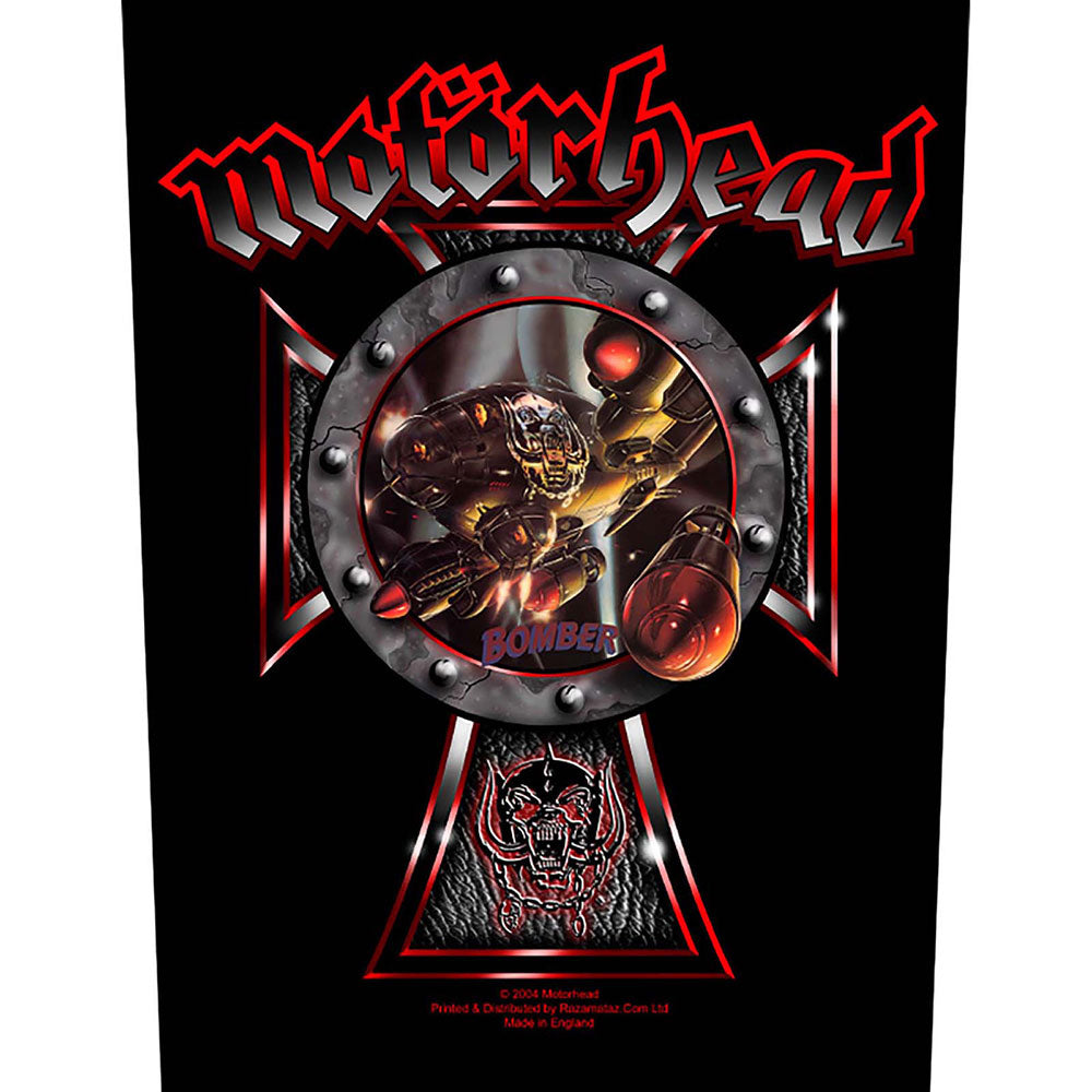 Motorhead Iron Cross Bomber 2004 Back Patch Front