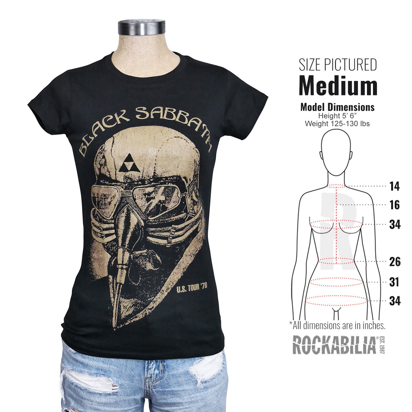 Us Tour 1978 Junior Top