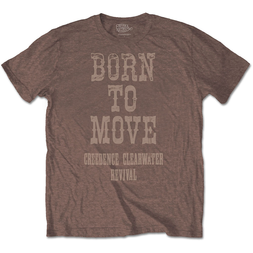 Creedence Clearwater Revival Born To Move T-shirt Front