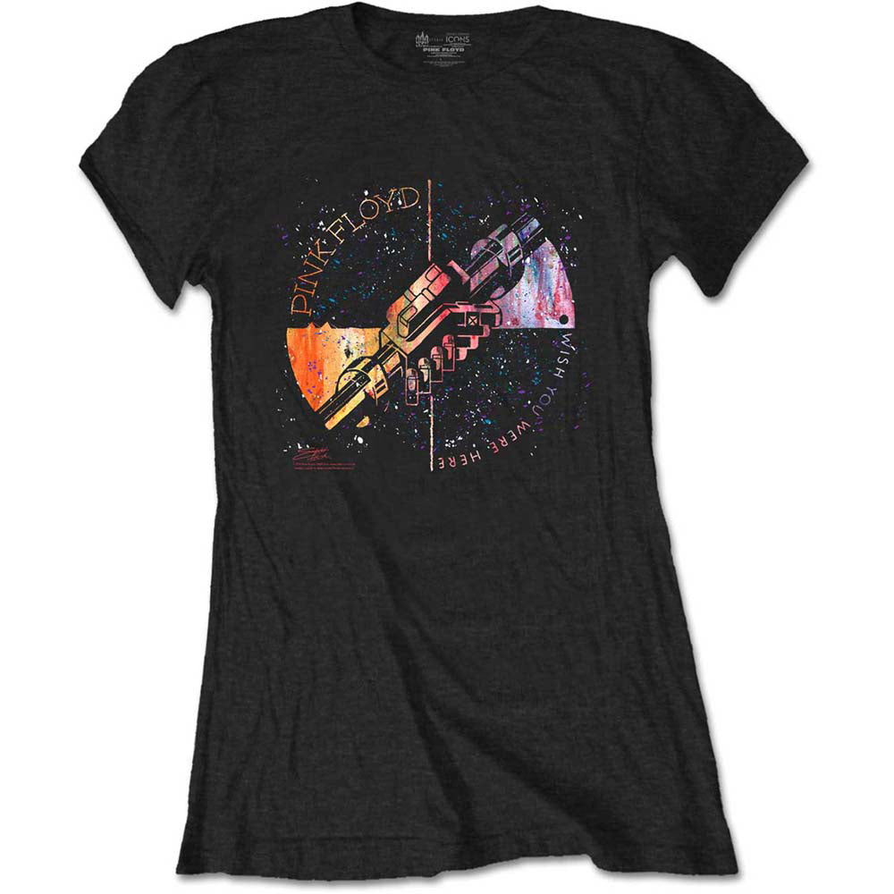 Pink Floyd Machine Greeting Orange Junior Top Front