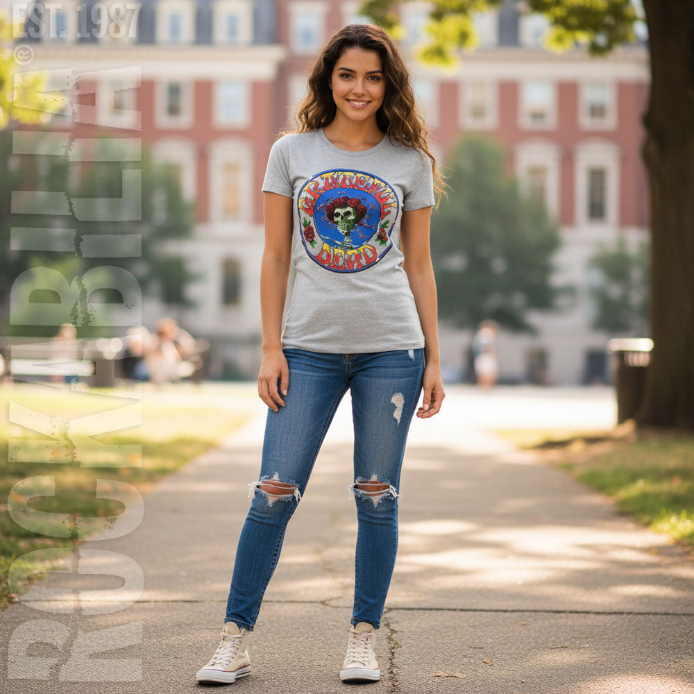 Grateful Dead Bertha Circle Vintage Wash Junior Top Alt 2