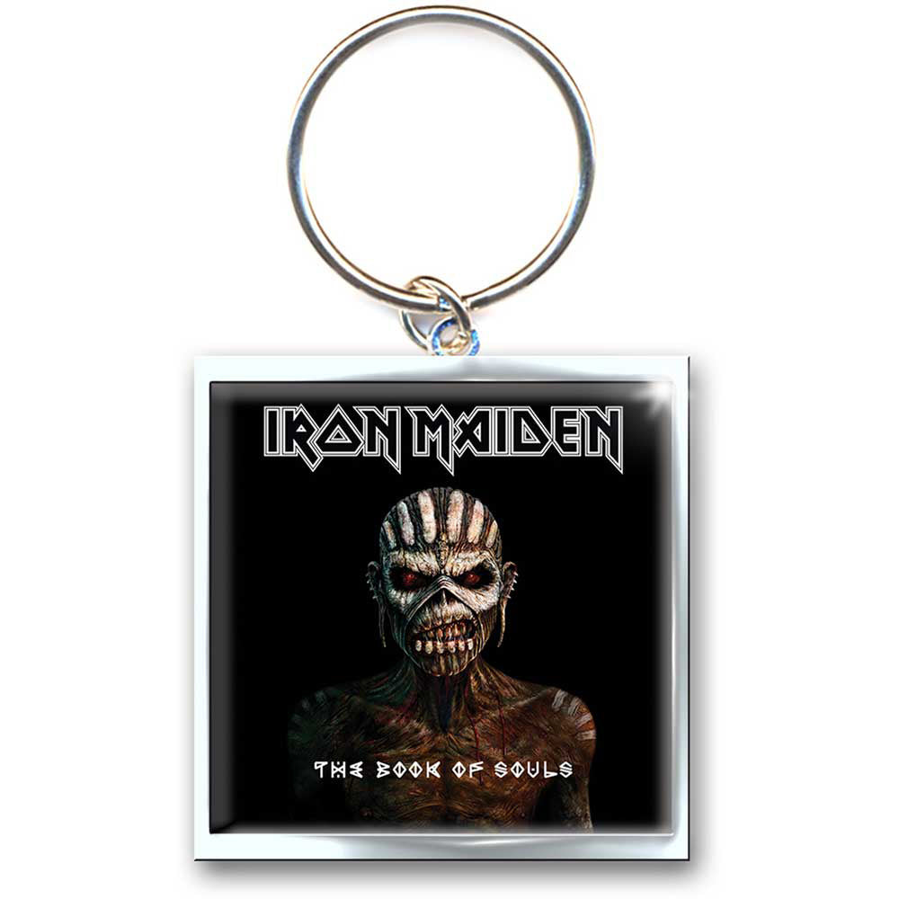 Iron Maiden The Book Of Souls Metal Key Chain Front