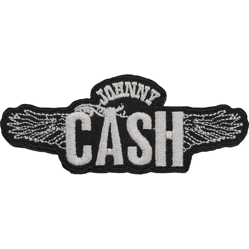 Johnny Cash Wings Woven Patch Front