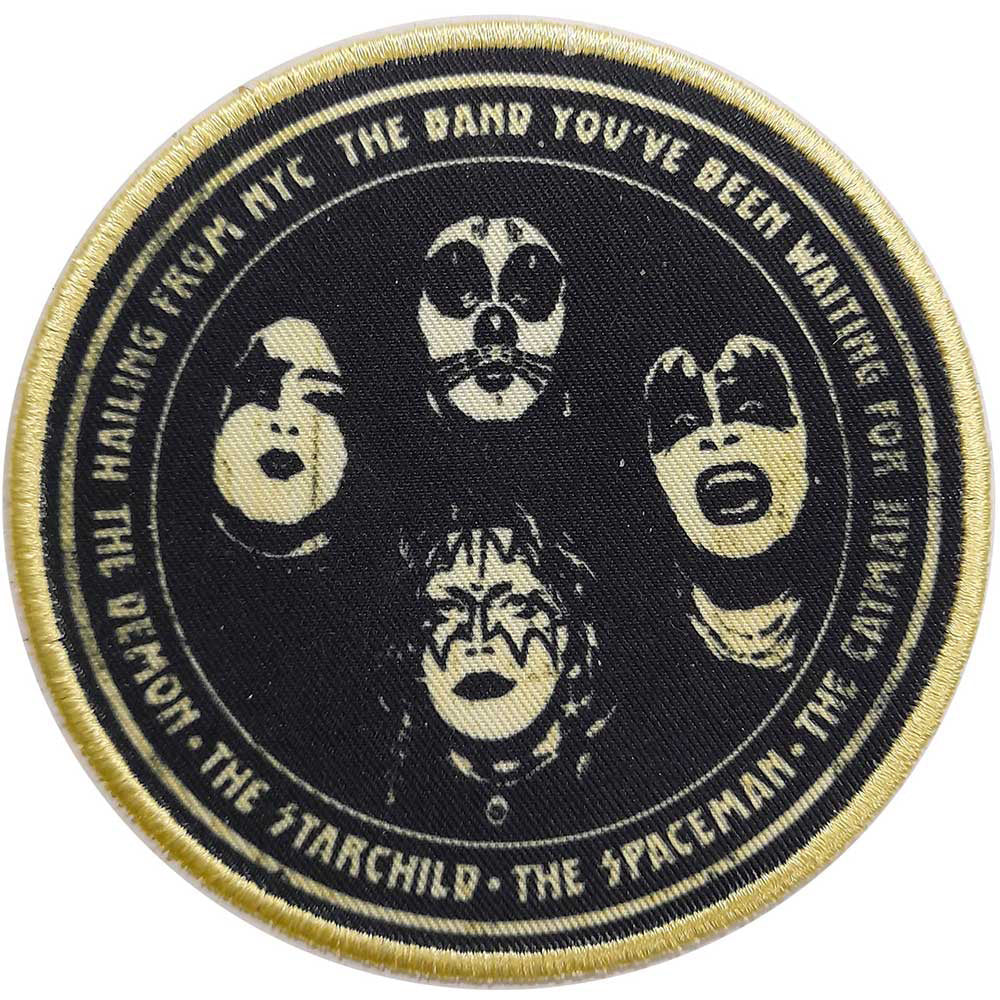 KISS Hailing From Nyc Woven Patch Front