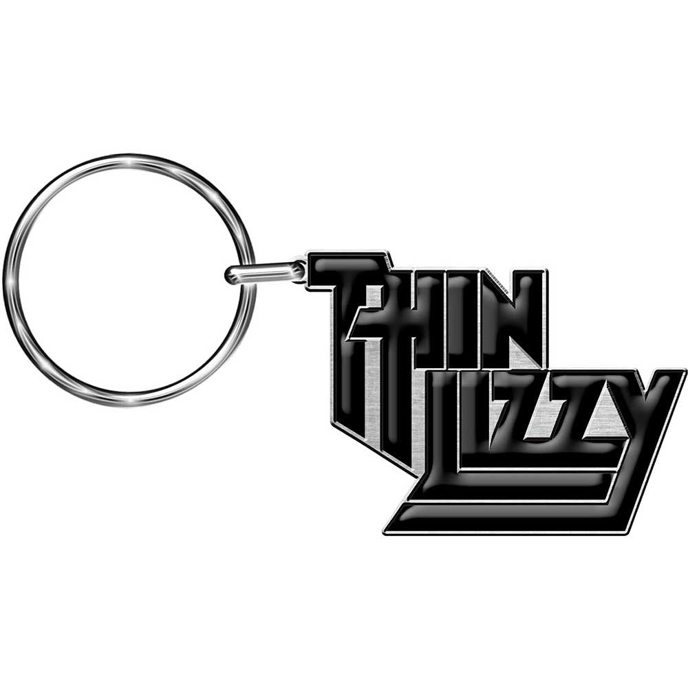 Thin Lizzy Logo Metal Key Chain Front