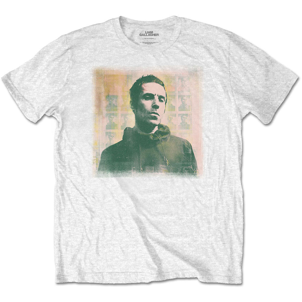 Liam Gallagher Monochrome T-shirt Front