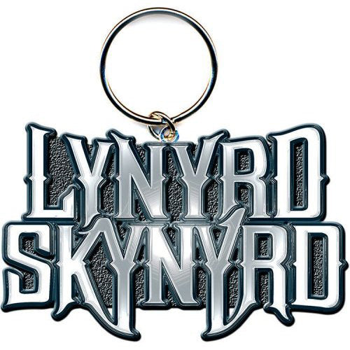 Lynyrd Skynyrd Logo Metal Key Chain Front