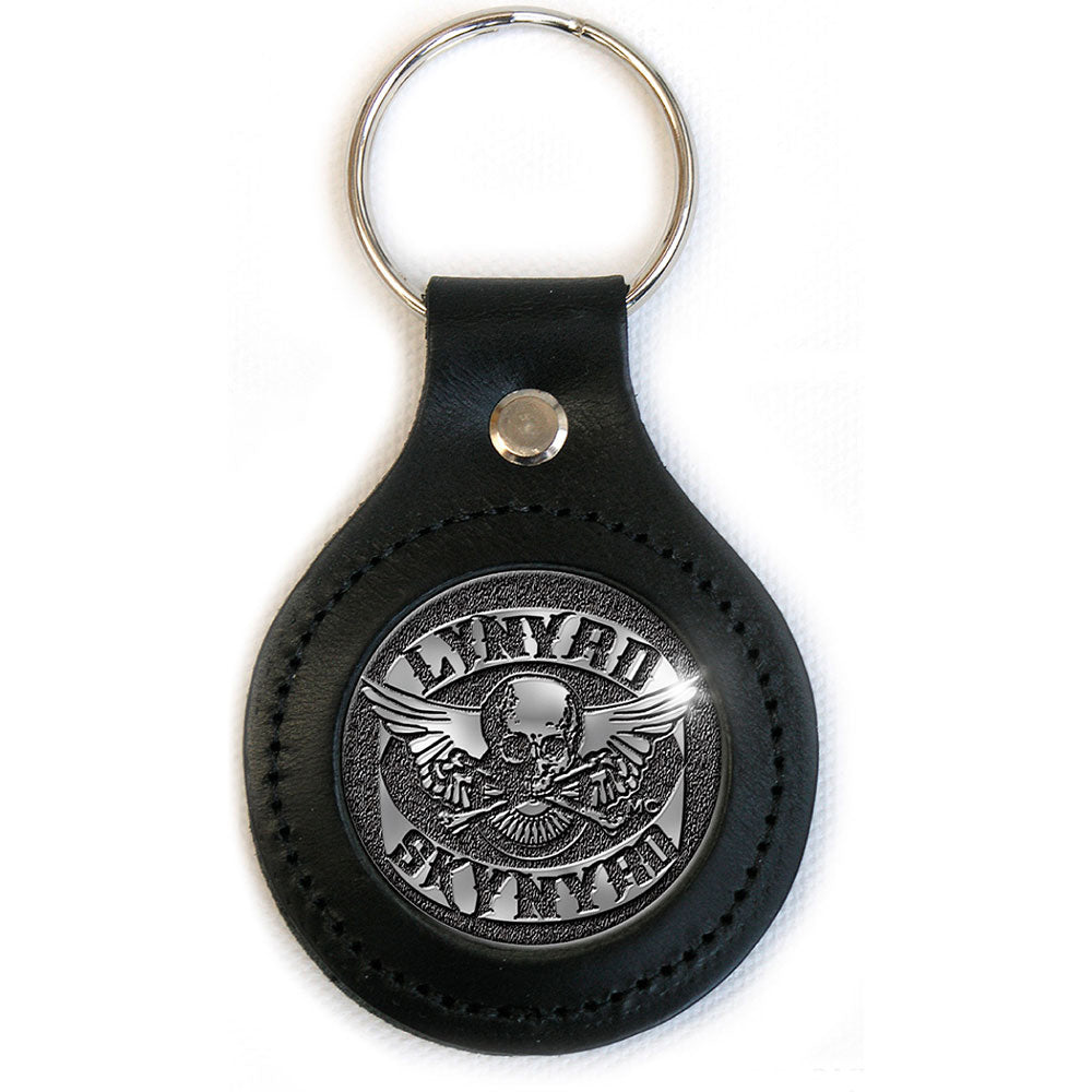 Lynyrd Skynyrd Biker Logo Metal Key Chain Front