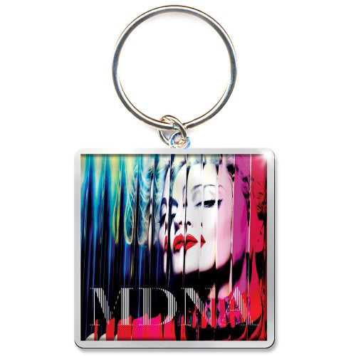 Madonna Mdna Metal Key Chain Front