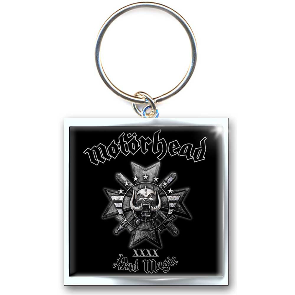 Motorhead Bad Magic Metal Key Chain Front