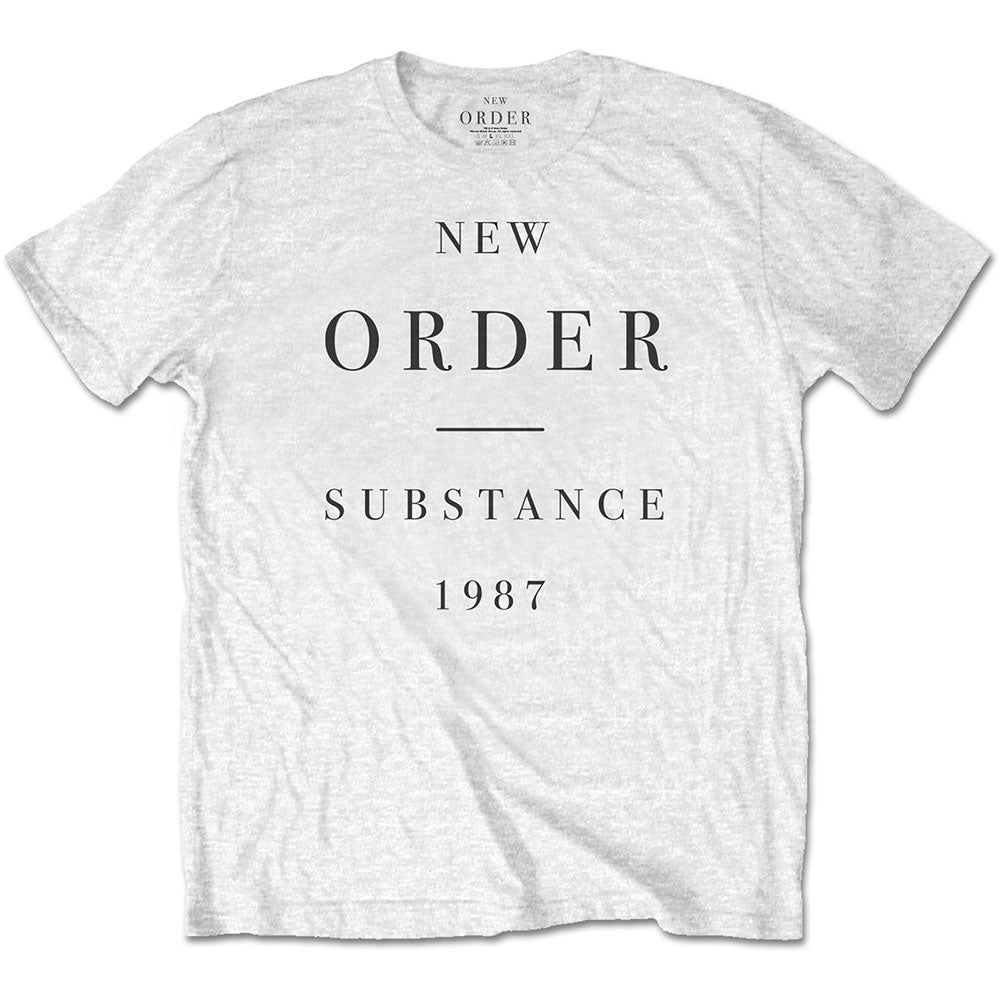 New Order Substance T-shirt Front