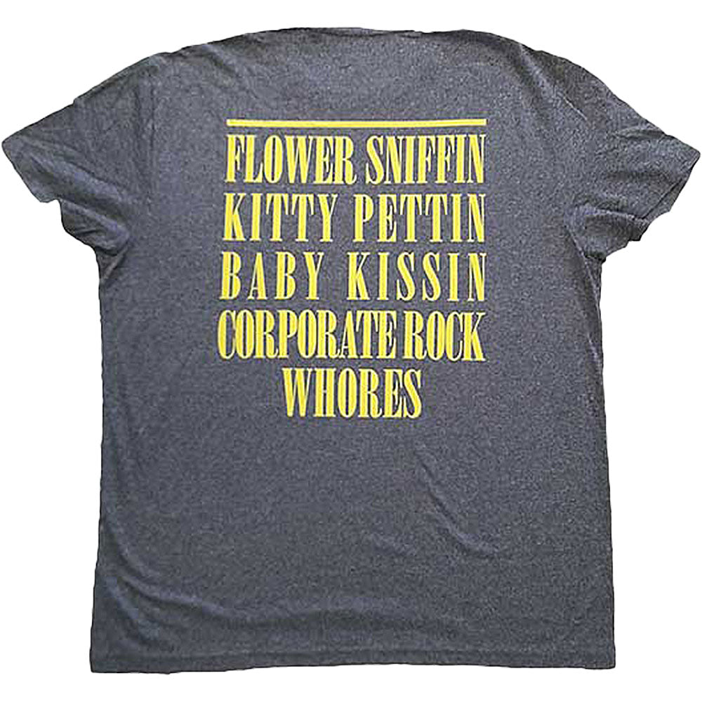 Nirvana Yellow Smile Face Logo T-shirt Back