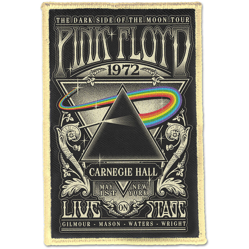 Pink Floyd Carnegie Hall Woven Patch Front