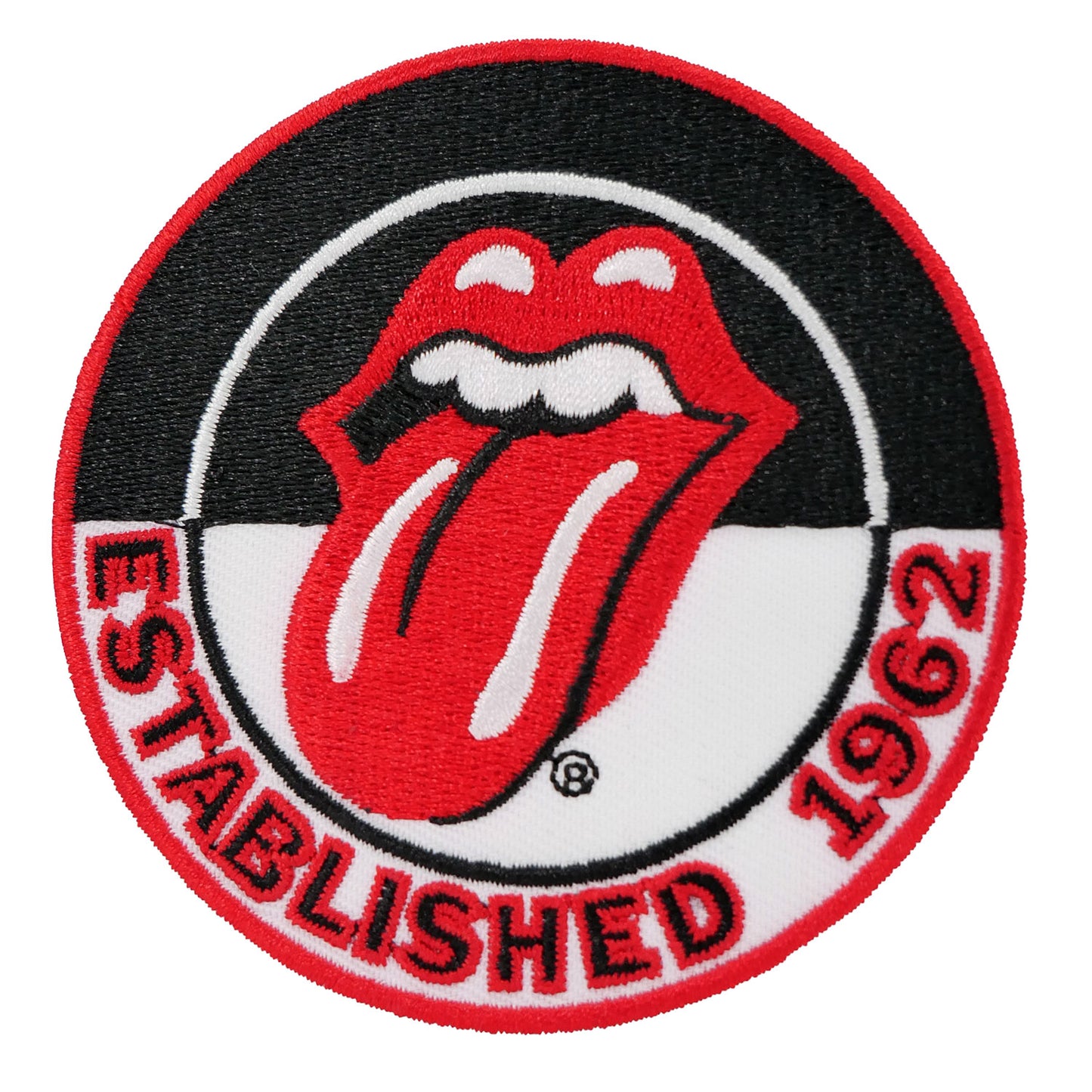 Rolling Stones Est. 1962 Version 2. Woven Patch Front