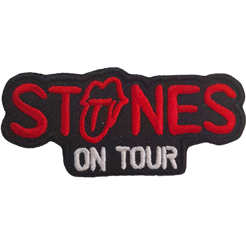 Rolling Stones On Tour Woven Patch Front