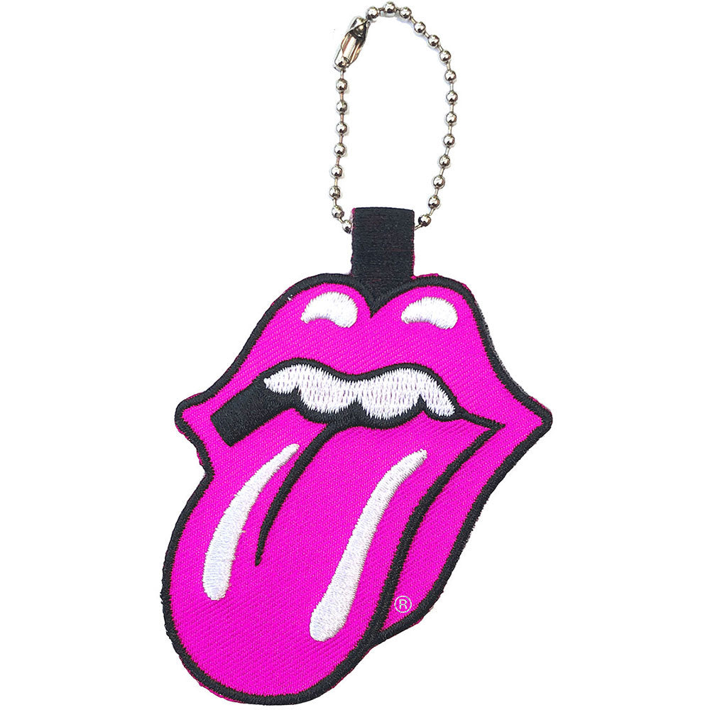 Rolling Stones Classic Tongue Metal Key Chain Front