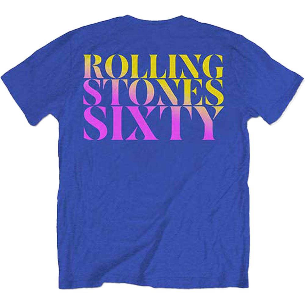 Rolling Stones Sixty Gradient Text T-shirt Back