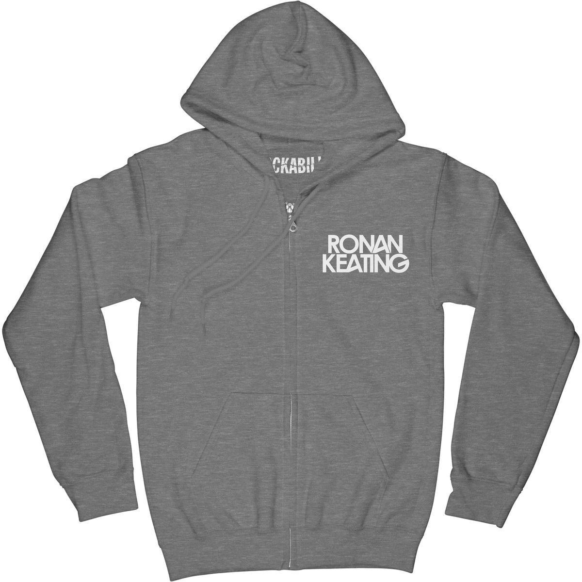 Ronan Keating Fires Zippered Hooded Sweatshirt Front