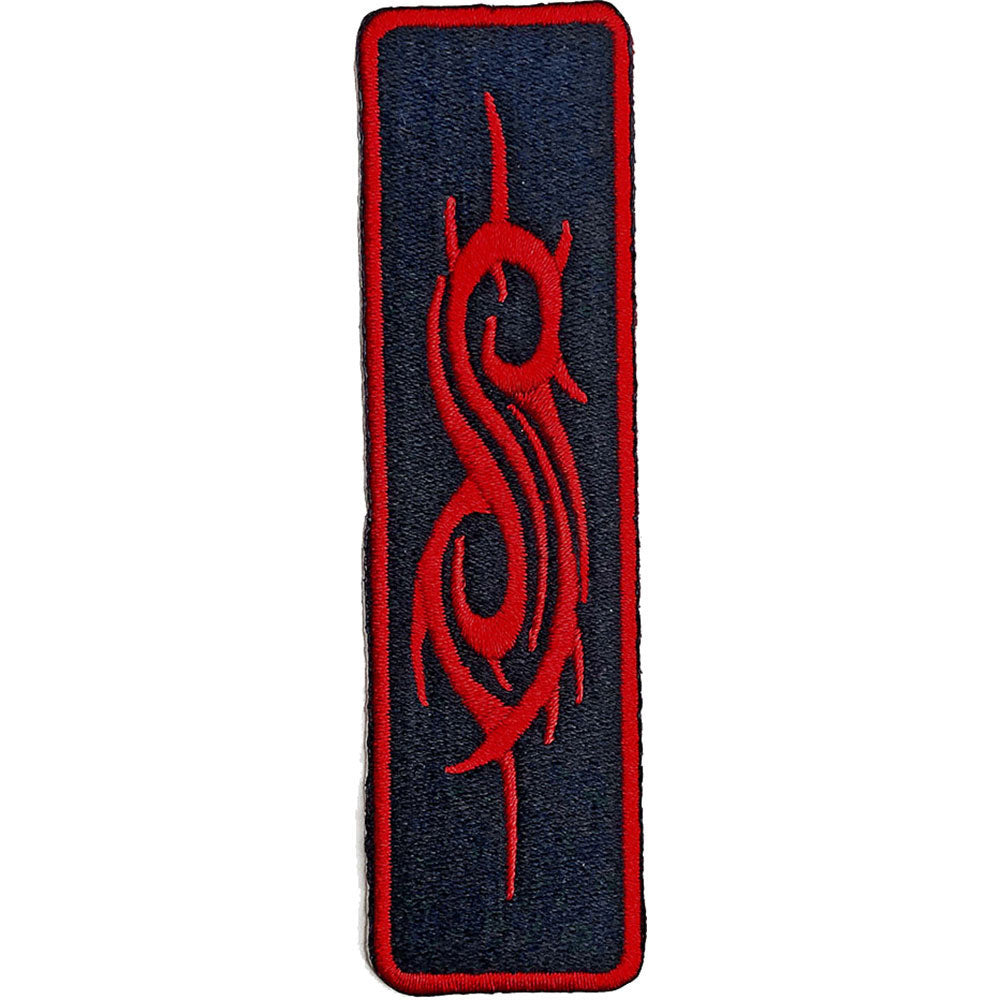 Slipknot Red Tribal Sigil Woven Patch Front