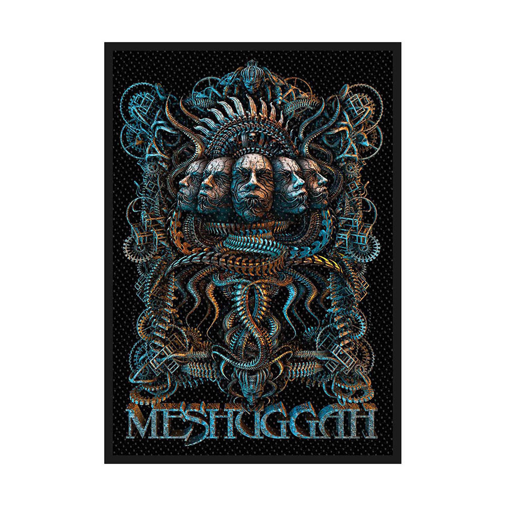 Meshuggah 5 Faces Woven Patch Front