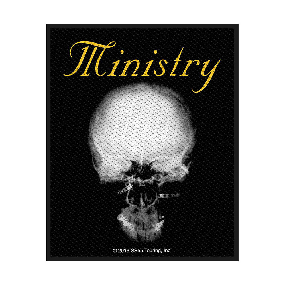 Ministry Mind Is A Terrible Thing To Taste Woven Patch Front