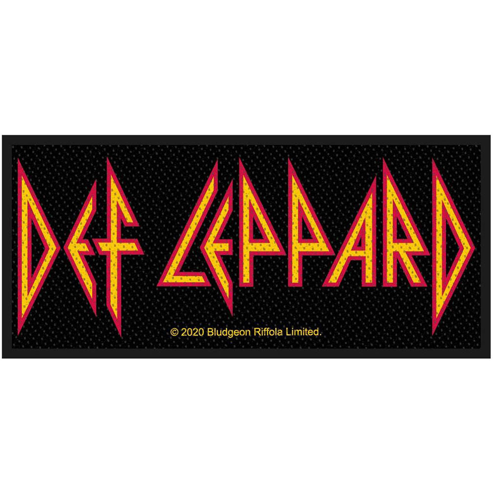 Def Leppard Logo Woven Patch Front