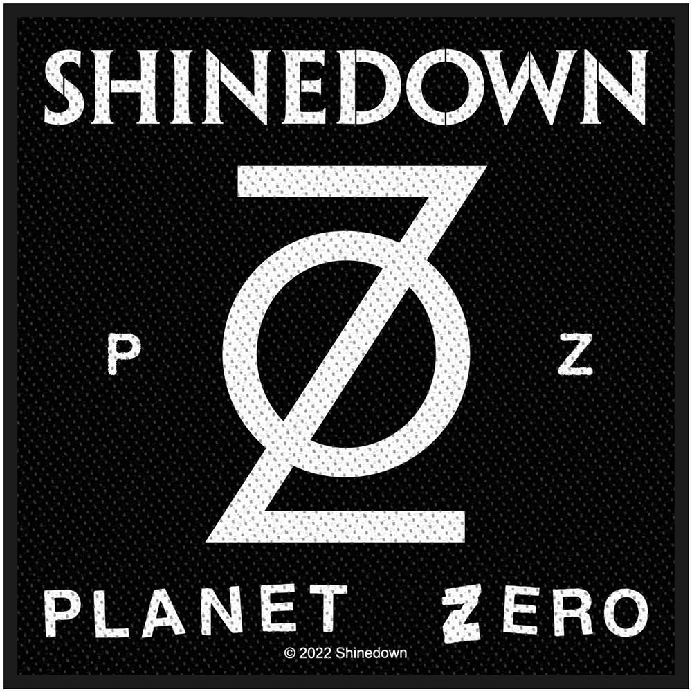 Shinedown Planet Zero Woven Patch Front