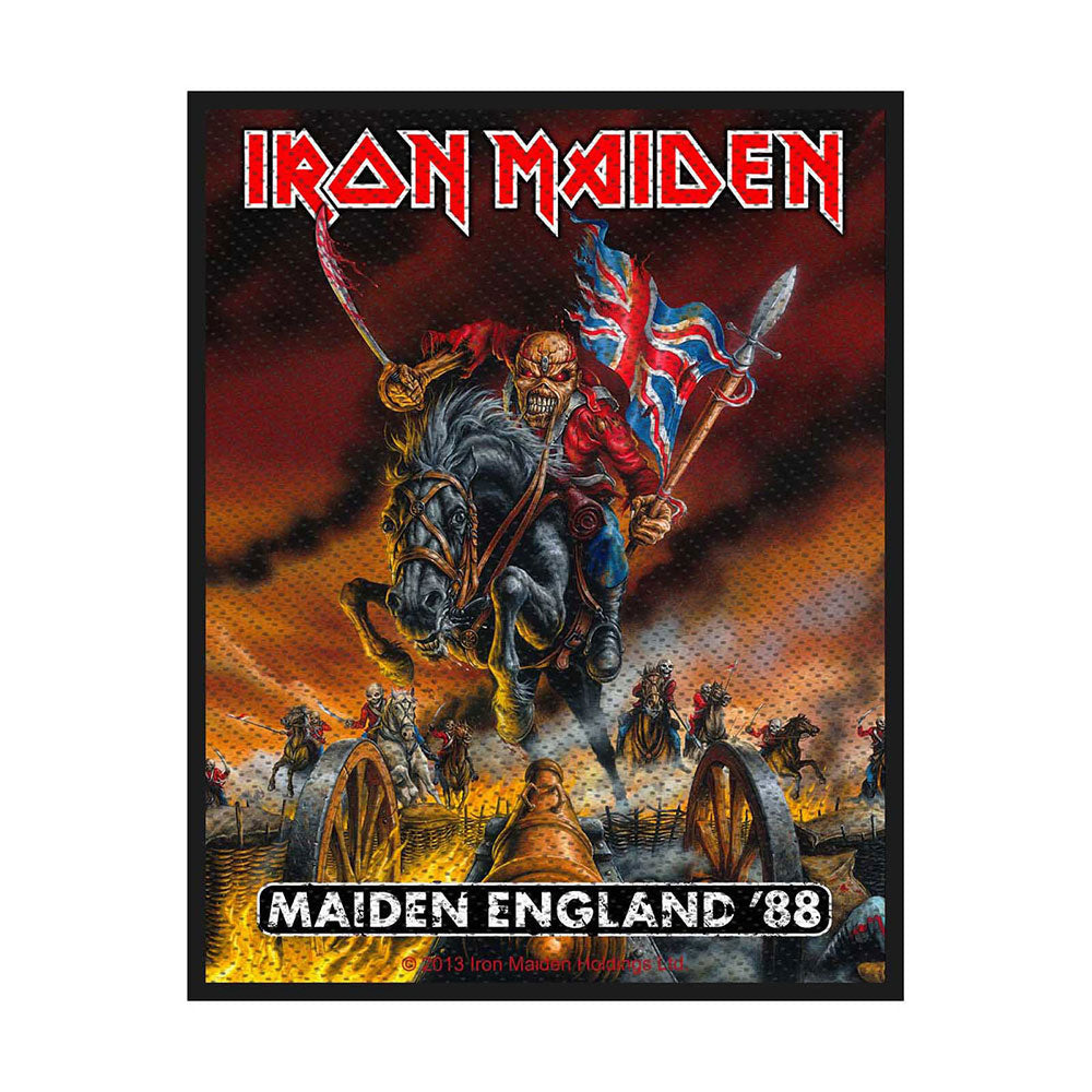 Iron Maiden Maiden England Woven Patch Front