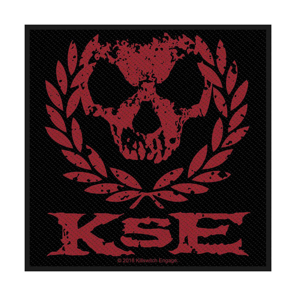 Killswitch Engage Skull Wreath Woven Patch Front