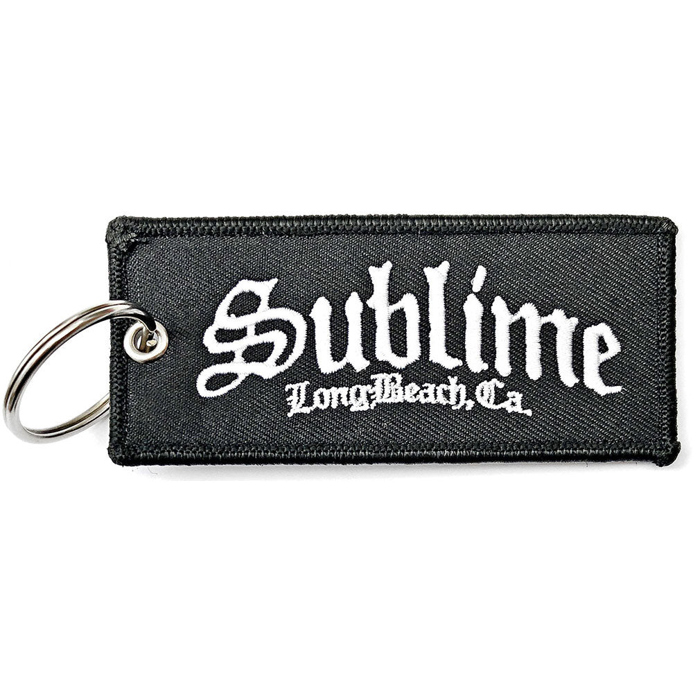 Sublime C.a. Logo Embroidered Key Chain Front