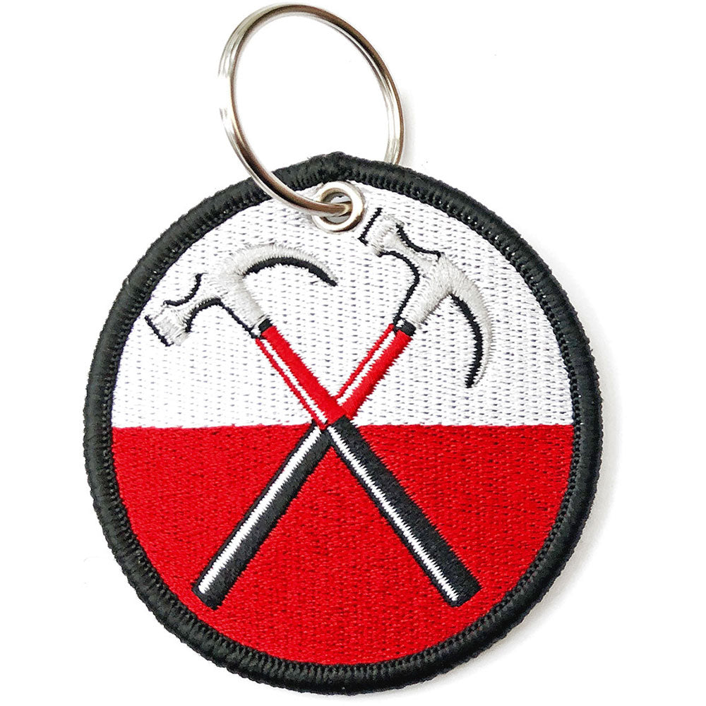 Pink Floyd The Wall Hammers Circle Embroidered Key Chain Front