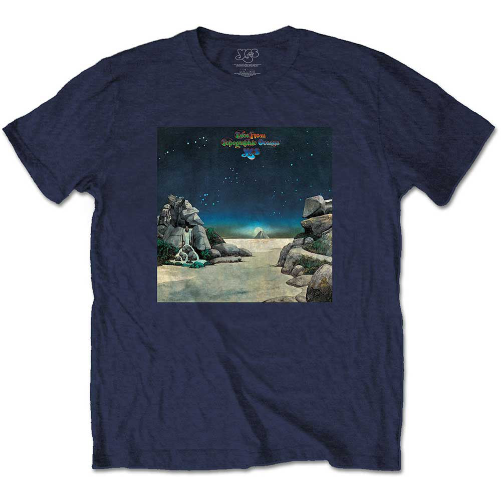 Yes Topographic Oceans T-shirt Front