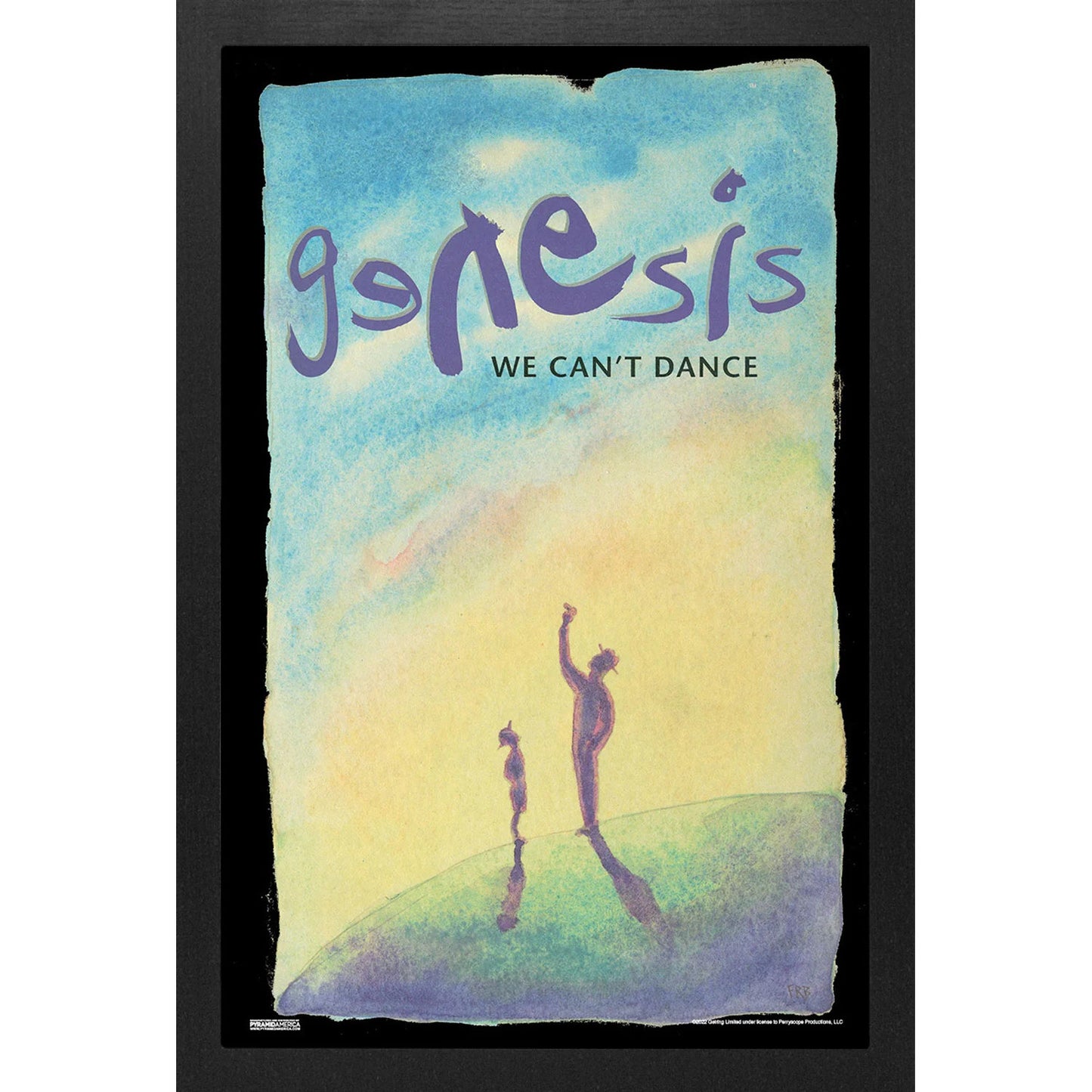 Genesis We Can't Dance Framed Wall Art Front