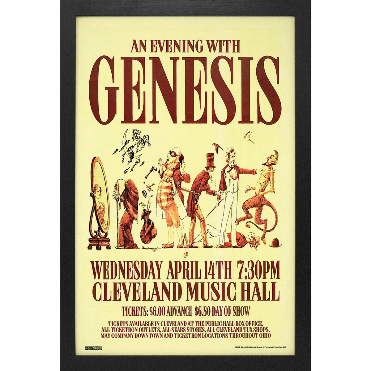 Evening With Genesis Framed Wall Art Front