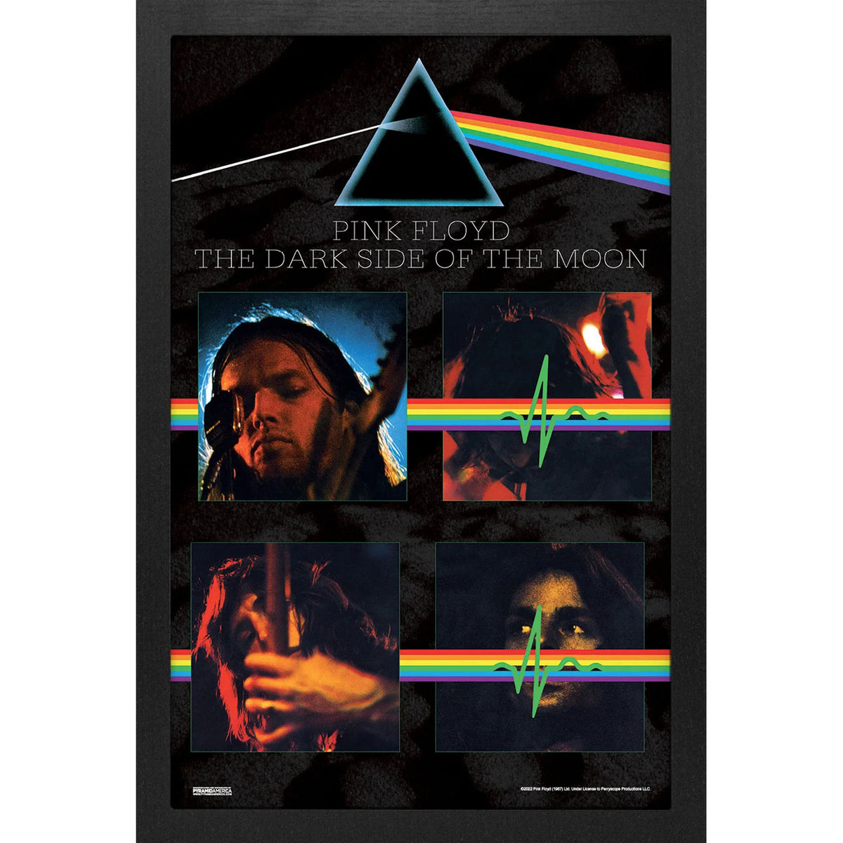 Pink Floyd DSOTM Band Live Framed Wall Art Front